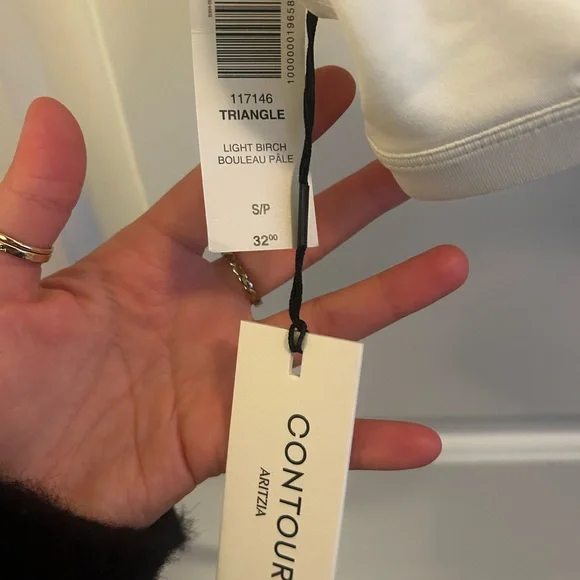 Aritzia Original Contour Triangle Bralette – White – NWT - Picture 5 of 5